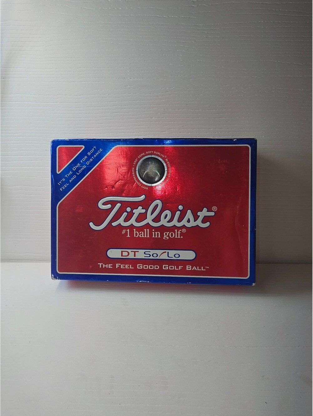 Titleist DT SoLo Golf Balls - Pack of 4 - Soft Feel, Long Distance
